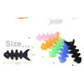 Multi-Color Modische Silikon Fisch Knochen Kabel Winder